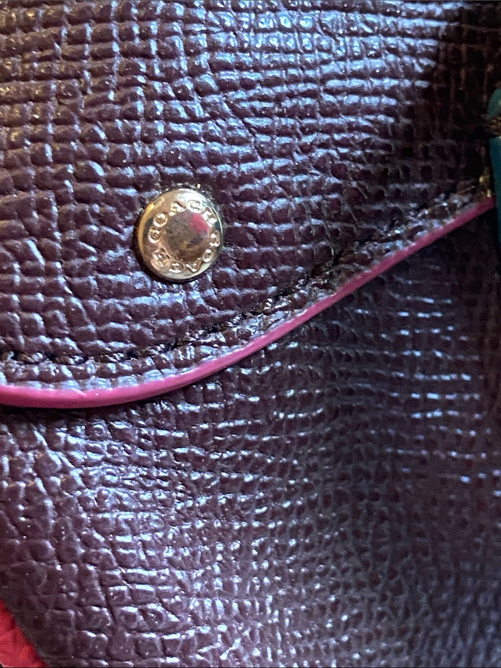 Coach Mini Bennett Satchel with Edgepaint EUC NO Crossbody strap - Picture 4 of 10